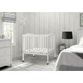 thumbnail image 6 of Delta Children Folding Portable Baby Mini Crib with 1.5-inch Mattress, White, 6 of 9