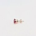 thumbnail image 2 of January! 7mm Lab Garnet & Sterling Silver Stud Earrings 9780A, 2 of 4