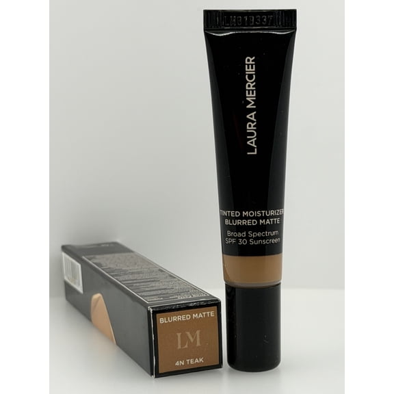 Laura Mercier Tinted Moisturizer Blurred Matte Broad Spectrum SPF 30, 4N Teak, 0.5 fl oz