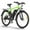 Green, variant on ZNH 500W Electric Bike for Adults - 26" Mountain eBike /Removable 374Wh Battery, 20MPH, 21-Speed & UL2849 Certified，Black