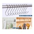 thumbnail image 5 of Paquete de 5 ganchos en forma de S de 3.14 "ganchos de metal de acero inoxidable ganchos colgantes para cocina, taller, baño, jardín, 5 of 5