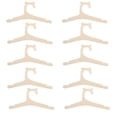 thumbnail image 1 of Estbridge 5PCS Wooden Clothes Hangers for Kids Babies Children  9”x4.8” Drying Racks Household Display Hanging Rack for Clothes Pants  Closet Organizer and Storage  1 Pack  Khaki, 1 of 5