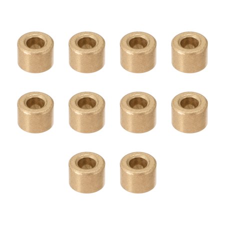 6 Douilles Auto-Lubrifiantes En Bronze Fritté - 4mm X 8mm X 6mm - Pour Roulements - Marque Uxcell