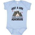 thumbnail image 3 of Inktastic Just a Girl Who Loves Adventure Girls Baby Bodysuit, 3 of 5
