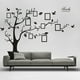 thumbnail image 2 of Calcomanía de pared de árbol, pegatinas 3D, marco de fotos DIY, pegatinas de pared, decoraciones artísticas para dormitorio, sala de estar, dormitorio (negro recto, M: 180*250CM), 2 of 5