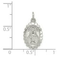 thumbnail image 2 of White Sterling Silver Charm Pendant Themed 22 mm 10, 2 of 3