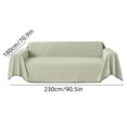 thumbnail image 5 of Reversible Sofa Cover Slipcover Pet Friendly Furniture Protector Decorative Couch Cover for Living Room(Green), 5 of 5