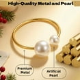 thumbnail image 6 of LeeCHee 16 Pcs Pearl Napkin Rings Bulk, Metallic & Plastic 2.2 Inch Napkin Holders for Elegant Dining, Wedding, Christmas Table Decor, 6 of 7
