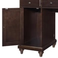 thumbnail image 5 of Crosley Furniture Palmetto Traditional Computer Rectangular Desk with Storage Drawer, Espresso, 5 of 10