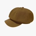 thumbnail image 1 of LinYooLi Japanese Short Brimmed Beret For Women In Spring And Autumn, With A Large Head Circumference And A Retro Cloud Hat That Shows Off The Face, Small Painter, And Children's Hat, 1 of 9
