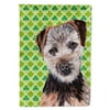 Norfolk Terrier Puppy Lucky Shamrock St. Patricks Day House Flag