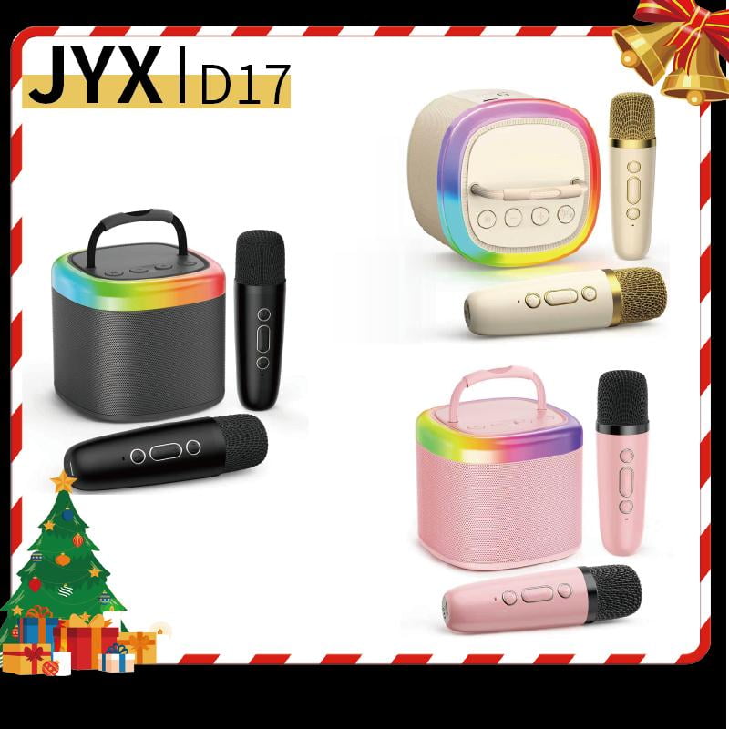 【100% Original】JYX D17&D25&D32&TX05&D31 Mini Karaoke Bluetooth Speaker｜Powerful Bass｜Premium Microphone Set｜Portable KTV System