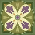 thumbnail image 2 of Charron, Veronique 15x15 Black Ornate Wood Framed with Double Matting Museum Art Print Titled - Fresh Herbs Tile III, 2 of 4