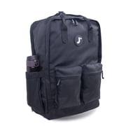 J World Unisex Timo Laptop 17.5 Backpack, Black