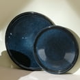 thumbnail image 6 of Stone Lain Eden 4-Piece Dinner Plate Set Stoneware, Dark Blue, 6 of 6