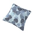 thumbnail image 3 of YFYANG Square Decorative Throw Pillow Case (Without Pillow Insert), Blue Abstract Geometry Bedroom Sofa Car Cushion Cover, 26"x26", 3 of 9