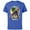 Royal Heather, variant on Marvel Spider-Man: Across the Spider-Verse Spider-Punk Pose - Short Sleeve Cotton T-Shirt for Adults - Customized-Navy