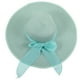 thumbnail image 1 of KAKOWELY Sombreros de playa para mujer, sombrero de paja grande de ala ancha para verano, sombrero plegable para el sol, sombrero de playa para mujer con decoración de lazo., 1 of 5