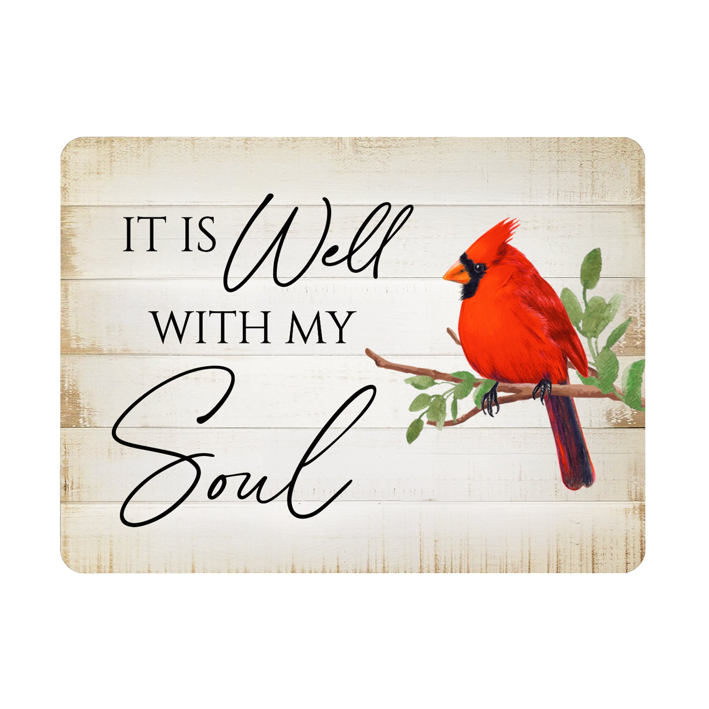 LifeSong Milestones Cardinal Fridge with Inspirational Verse