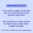 thumbnail image 2 of Food Catcher Catchy compatible con la trona Abiie Beyond, 2 of 5