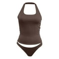thumbnail image 4 of Camisoles & Tanks Women's Solid Color Tank Top Set for Home Leisure Lightweight Layering Spring Summer Fall, 4 of 4