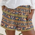 thumbnail image 3 of Womens Summer Shorts Loose High Waisted Elastic Flowy Ruffle Casual Cute Beach Short, 3 of 3