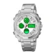thumbnail image 2 of Reloj De Hombre Análogo y Digital Steiner Cuadrado Numeros LED Acero Inoxidable Plateado, 2 of 4