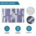 thumbnail image 6 of Purple Gray Placemats Set of 8, Vintage Farmhouse Ombre Wooden Grain Placemats for Dining Table, Place Mats for Kitchen Tabletop, Waterproof Wipeable Dining Table Mats Set, 6 of 9
