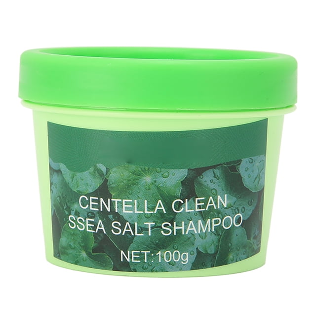 Sea Salt Shampoo Hair Cleansing Scrub Mild Natural Ingredient Fluffy Moisturizing for Daily Use ANGGREK Otros