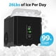 thumbnail image 3 of Máquina de Hielo de Encimera Aeitto 12 kg/24h con Cubos en 2 Tamaños, 3 of 6