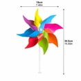 thumbnail image 6 of 10 Pack Rainbow Pinwheel, Pinwheels for Kids, Pinwheels for Yard and Garden, Kids Party Decoration, Home Picnic Party Decorations No Assembly Required, 6 of 6