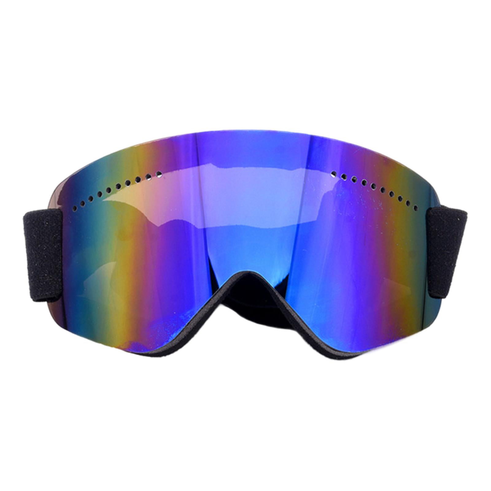 Adults Winter Sports Goggles Ski Snowmobile Snowboard Skate Anti fog Dust Wind 
