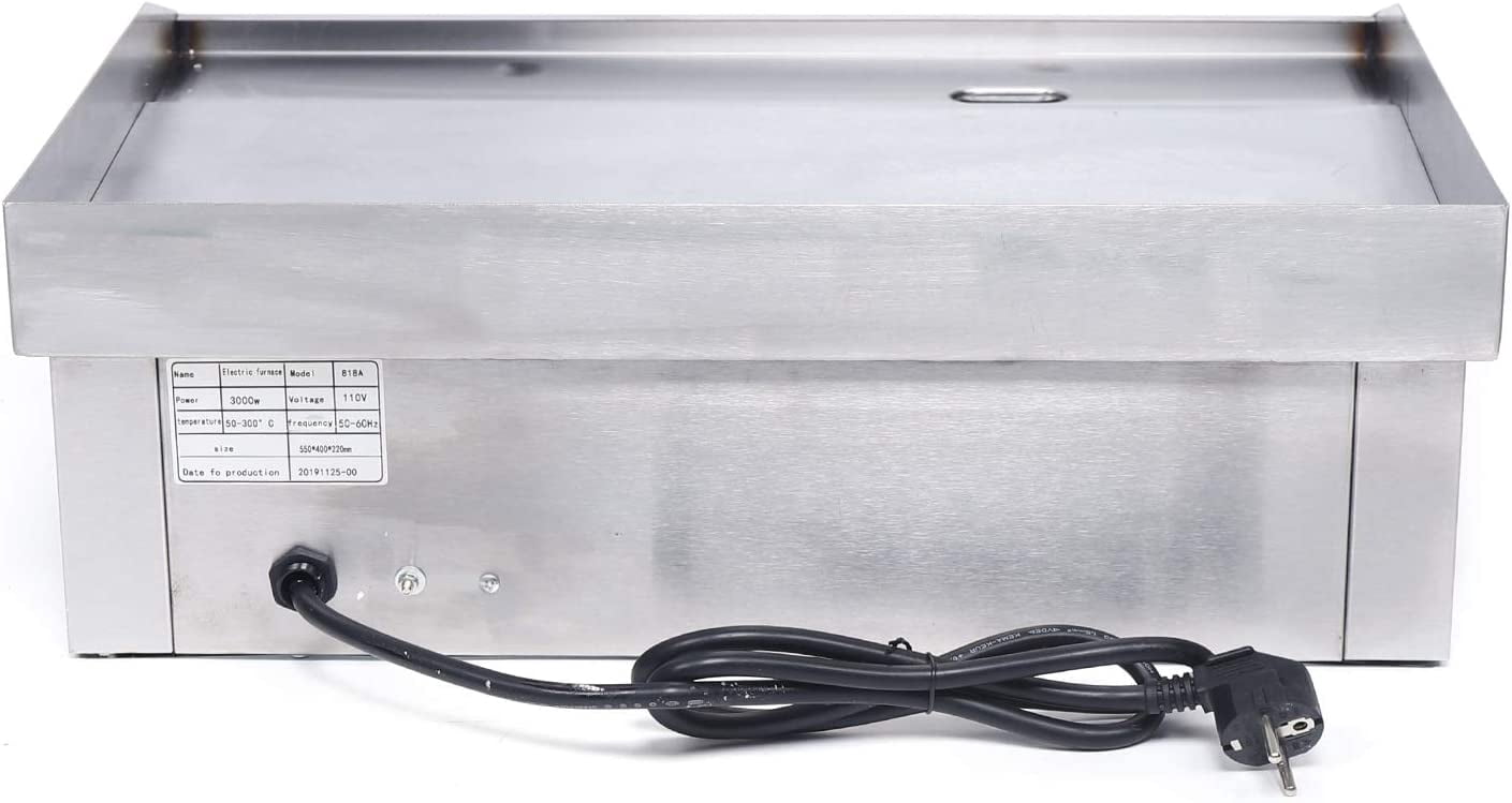 MONIPA Grill Cooktop BBQ Teppanyaki Hot Plate Electric Grill Griddle Nonstick Home Flat Restaurant