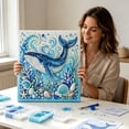 thumbnail image 4 of Sea-Theme Pearl Art DIY Kit 3D Beads Paintings DIY Pearl Painting Kits for Adults Beginners Home Decorative Display Wall Art Decor, 4 of 6
