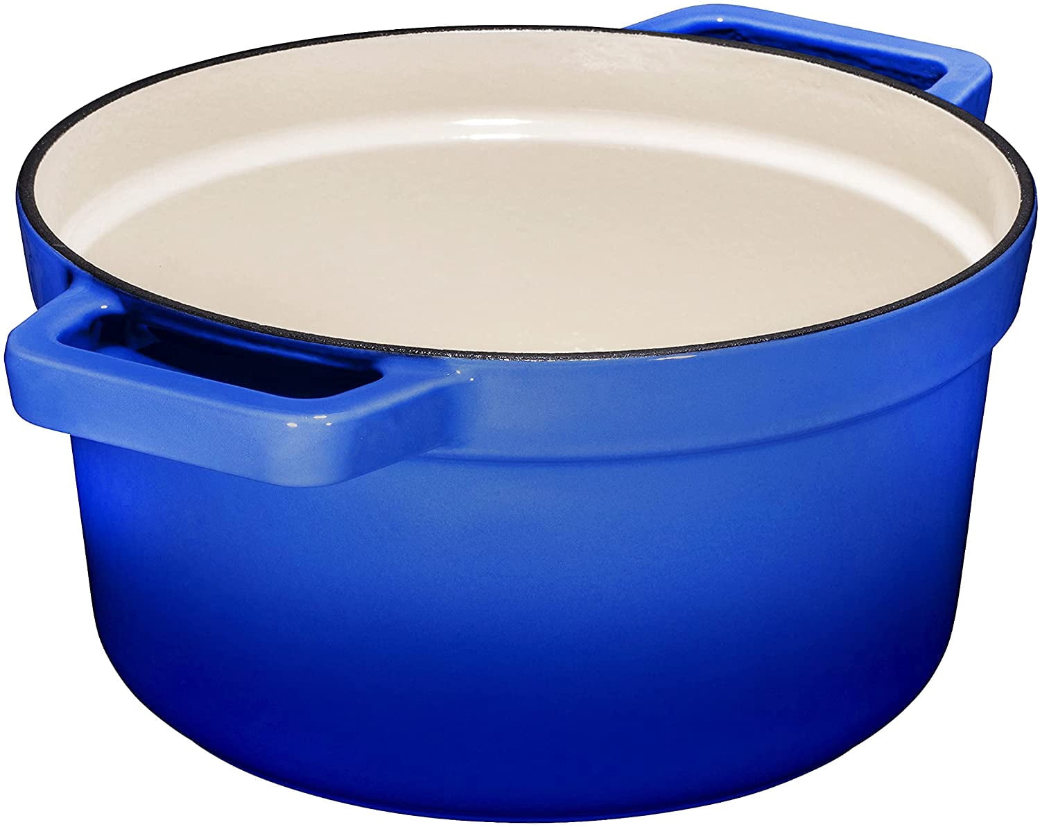 Bruntmor Enameled Cast Iron Dutch Oven Casserole Dish 65 Quart Large Loop