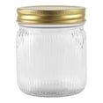 thumbnail image 3 of Pot en verre nervuré de 500 mL, 3 of 3