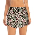thumbnail image 2 of Goofa Leopard Dots Printed Women 2 in 1 Running Shorts,Quick Dry Athletic Workout Shorts,High Waisted Athletic Shorts with Liner Pockets-Large, 2 of 9