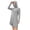 Gray, variant on Women’s UPF 50 Sun Protection Hoodie with Face Mask Neck Gaiter Breathable Zipper Long Sleeve Shirt for Hiking Fishing S-3XL White