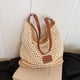 thumbnail image 5 of Bolso Hombro Punto Estético Mano Ganchillo Ahuecado para Mujer, 5 of 9