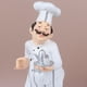 thumbnail image 5 of 1 miniestatua de resina de chef de estilo europeo para decoración de restaurantes, cafeterías y pastelerías (Chef con tetera)., 5 of 5