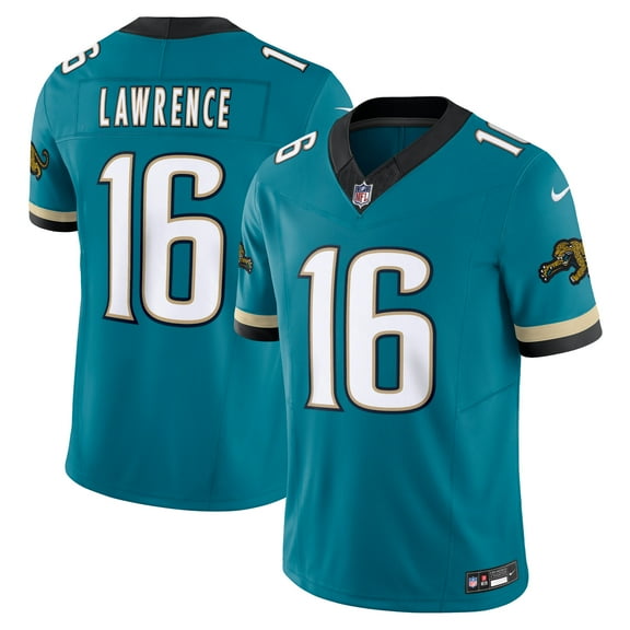 Men's Nike Trevor Lawrence Teal Jacksonville Jaguars Prowler Throwback Vapor F.U.S.E. Limited Jersey