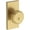 Gold, variant on Baldwin ENVASCFR260 Vashon Single Cylinder Keyed Entry Door Knob Set - Chrome