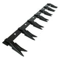 thumbnail image 2 of M optimized Bucket Tooth Bar for Sub-Compact Tractor, 57" Heavy Duty Tractor Bucket Teeth Fits Bucket Cutting Edges Sized 1/2" or Less, No Drilling Required, Black, 2 of 7