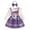 Purple, variant on CONFREE Toddler Baby Girl Halloween Outfits Long Sleeve Cute Pumpkin Ghost Embroidered Bodysuit Suspender Skirt With Hairband 3Pcs Hallowmas Outfit Set Fall Clothing Set