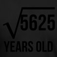 thumbnail image 3 of CafePress - 75 Years Old Square Root Men's Deluxe T Shirt - Mens Tri-blend T-Shirt, 3 of 4