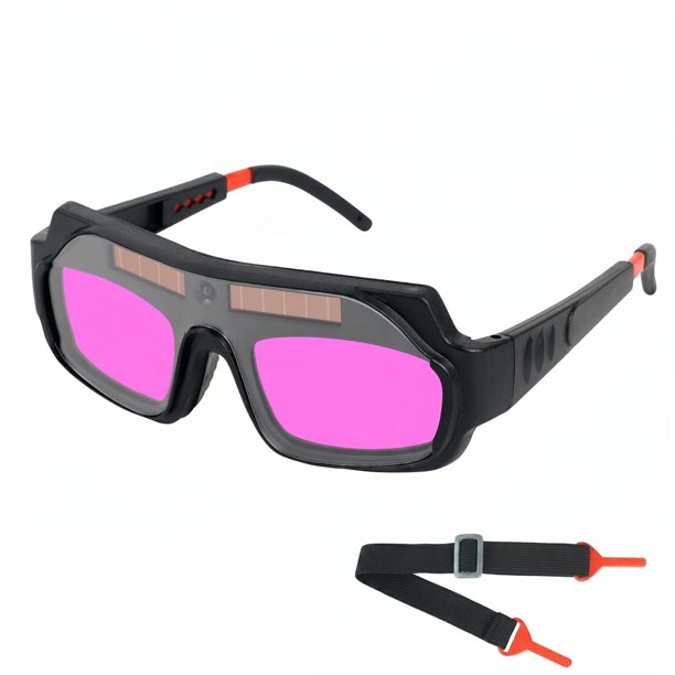 Gafas de soldadura Gafas de soldador con oscurecimiento automático Multiusos Profesionales Cómodas sin lentes