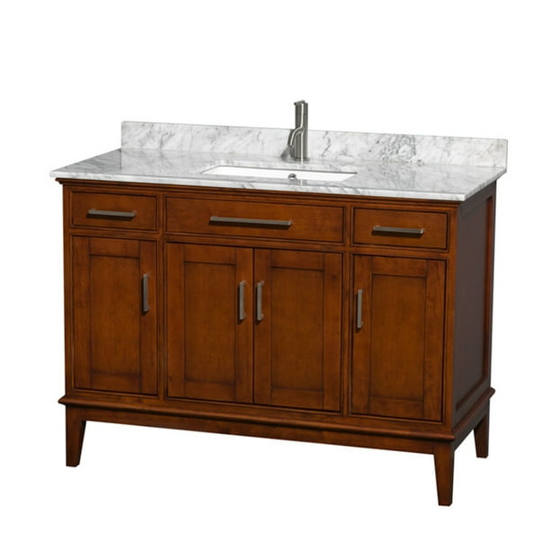 Wyndham Collection Hatton 48 inch Single Bathroom Vanity in Light