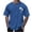 Blue03, variant on DeHolifer Mens T-Shirt Plus Size Graphic Short Sleeve Loose Tee Crewneck Palm Tree Summer Shirts Light Blue 2XL