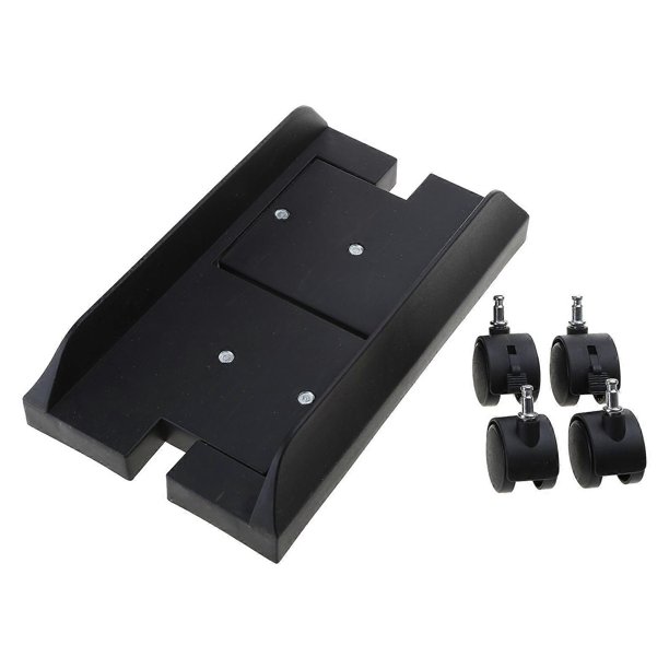Computer Floor Strut Universal CPU Stand Mobile Desktop Tower Computer Floor Stand Rolling ...