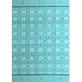 thumbnail image 1 of Ahgly Company Indoor Rectangle Abstract Light Blue Modern Area Rugs, 7' x 9', 1 of 4